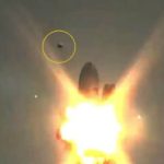 OZN care distruge un satelit militar israelian pe rampa de lansare